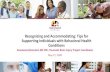 Recognizing and Accommodating: Tips for Supporting Individuals … · 2 days ago · Many live with invisible, even undiagnosed disabilities. It is not uncommon for the signs and