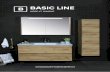 B BASIC LINE - ProjectXXL · 2 3 B BASIC LINE KEEP IT SIMPLE BASIC LINE® is een geregistreerd merk van Sanibell B.V. Sanibell ontwerpt, ontwikkelt en fabriceert badkamermeubelen