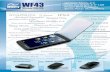WF43 Brochure - Wideflywidefly.com/Portals/0/download/WF43/WF43v1.1.pdfWF43 Wid8flY Wireless POS PDA Slimmest and Rugged Design WF43 has been completely re-designed using the latest