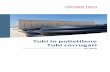 TUBI PE Tubi Corrugato 2018 - hydrotech-irrigazione.it · 17/07/04) del Ministero della Salute, relative ai materiali utilizzati per il trasporto di ... 180 24,6 Barre da 12 mt 61,66