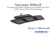 New Savant Elite2 User's Manual 3-15-16 wrh · 2019. 1. 23. · 3 User’s Manual for Kinesis® Savant Elite2™ Programmable USB Foot Pedals with SmartSet™ Savant Elite2 devices