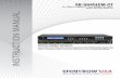 Matrix Routing Switcher INSTRUCTION MANUALshinybowusa.com/PDF/UG-5645LCM-CT.pdf · HDMI and (4) HDBaseT ™ Outputs. The SB-5645LCM-CT is based on HDBaseT™ technology and supports