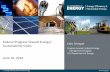 Federal Progress Toward Energy/Sustainability Goals · 6/10/2014  · Overall Government Progress Toward Facility Energy Efficiency Goals, FY 2003 - FY 2014. 2014 Progress 100,575