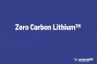 Zero Carbon LithiumTM€¦ · 8 Energy transition – the fossil-nuclear era in Europe coming to an end II. EUROPE 2020 2030 2040 2050 Europe is aiming for carbon neutrality, but