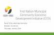 First Nations-Municipal Community Economic Development ... · Benefits of (joint) First Nation-Municipal CED A stronger, united voice for engaging with businesses and other levels