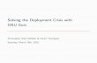 Solving the Deployment Crisis with GNU Guix · Christopher Allan Webber & David Thompson Created Date: 3/19/2016 10:11:36 AM ...