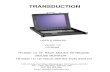 TR-9300 user manual - Transduction 9300 user manual.pdf · 1.4.2 Mounting the TR-9200/9300 into 750 mm cabinets Follow the same procedure as mounting the TR-9200/9300 into the 900