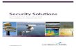 Security Solutions · Security Solutions The use of radars is becoming increasingly widespread in the security and surveillance sectors to complement traditional camera systems.