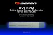 DVI KVM - Amazon S3...The DVI KVM Extra Long Range Extender Over One CAT5 provides EDID management. The Sender unit can use the EDID from the sink device (downstream EDID) or the built-in