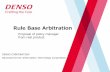Rule Base Arbitration - Automotive Grade Linux · High Prio. Low Prio. ・Higher priority wins between areas ・Later wins inside the area Exceptional rules ・TbT notification is