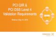 PCI QIR & PCI DSS Level 4 Validation Requirements€¦ · – Self-checkout terminals – Automated Fuel Dispensers – White-label ATMs • Increasing in sophistication of attacks
