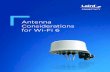 Antenna Considerations for Wi-Fi 6 - apcplc.com · Minimizing the antenna pattern correlation is a task which is especially difficult in a small enclosure. Antenna pattern correlation,