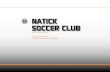 NATICK SOCCER CLUBATTACKING 2v1, 2v2, 3v2 FINISHING ATTACKING MOVES SHOOTING WITH THE INSIDE OF THE FOOT INTRODUCTION TO HEADING INTRODUCTION TO VOLLEYING DEFENDING 1v1, 2v1, 1v2 DEFENDING