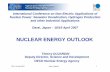 NUCLEAR ENERGY OUTLOOK Oarai... · ThD / 16 April 2007 Oarai [Japan] 3 World Energy Outlook 2006 Contents Reference scenario Alternative Policy scenario Focus on key topics ¾Impact