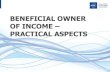 BENEFICIAL OWNER OF INCOME PRACTICAL ASPECTS Presentation.pdfSeverstal -PJSC А40113217/2016; 2. Krasnobrodsky Yuzhny LLC –А27-20527/2016 (first instance) Distribution of assets: