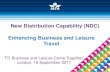 New Distribution Capability (NDC) Enhancing Business and ... · New Distribution Capability (NDC) TTI Business and Leisure Come Together, London, 19 September 2017 ... NDC API enables