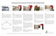Setting up and using your Christmas tree netting funnel · Setting up and using your Christmas tree netting funnel Step 1. Remove the metal spreader ring (A) from the funnel by turning