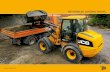 409 WHEELED LOADING SHOVEL - KOSMAS GROUP · compact wheeled loading shovel line. Its compact dimensions and low height over cab, together with a pivot-steer design and articulated