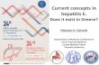 Current concepts in hepatitis E. · HEV can also be transmitted by blood transfusion… • 225,000 blood donations tested in UK • 1/2848 donations HEV RNA (+) • all genotype