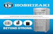 HOSHIZAKI FOODSERVICE EQUIPMENT...See Catalog Price Guide for complete list. 4 DISPENSER STANDS • SD-200 30”W x 28”D x 32.8”H • SD-500 25.9”W x 22”D x 32.4”H • SD-270