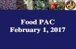 Food PAC February 1, 2017 - Department of Planning · 2019. 8. 9. · SNAP Impact in Food Deserts 1. Online SNAP Benefits •Baltimarket Virtual Supermarket •2014 Farm Bill •2016