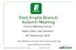 East Anglia Branch Autumn Meeting - railfuture.org.uk · East Anglia 28th September 2019 Dates of future East Anglia branch meetings 7th December 2019 –Cambridge 29th February 2020