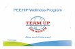 PEEHIP Wellness Program€¦ · Insurance/Payroll Coordinators: What is My Role in this Process? Read PEEHIP Advisors and be an information source for employees -be an advocate for