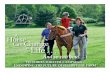 And so can you! Endowment Brochure… · Fieldstone Farm was founded in 1978 as the Chagrin Valley Therapeutic Riding Center with two horses. Today, more than 250 weekly volunteers,