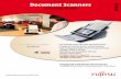 Document Scanners - Fujitsu · Produce beautiful scans quickly without barely lifting a finger. The N1800 features a large, intuitive touch panel, which utilizes ‘One Push’ interface,