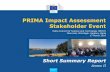 PRIMA Impact Assessment Stakeholder Event€¦ · PRIMA The Impact Assessment Process Panagiotis BALABANIS European Commission – DG Research & Innovation Unit I.2 Eco-Innovation