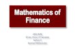 Mathematics of FinanceH... · Asha Rani Compound Interest Compounding is the repetitive process of earning (or paying) interest, adding that interest to the principal balance, and