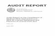 Audit Report on the Compliance of Wollman Rink Operations ... · 05-07-2007  · • complete a schedule of capital improvements at a minimum cost of $4 million for both Wollman and