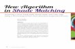 New Algorithm in Shade Matching Republished with permission, … · shade verification and streamline the shade selection process. Hu/Wang/Kuhns. Lighting, in particular, will impact