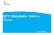 ECO Stakeholder Delivery Group - Ofgem · Learnings so far •Pass rates better than ECO1 •Process updates to deal with exceptions (mostly small installers) •Dealing with continuous