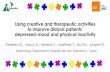 Using creative and therapeutic activities to improve ... · Using creative and therapeutic activities to improve dialysis patients’ depressed-mood and physical inactivity Pedreira
