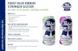PABST BLUE RIBBON STRONGER SELTZER · 2020. 6. 5. · PABST BLUE RIBBON STRONGER SELTZER WHAT IT IS A high-ABV hard seltzer from Pabst Blue Ribbon. • Flavors: Lime and Wild Berry