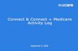 Connect & Connect + Medicare Activity Log · Medicaid Services (CMS) Auditors for Connect + Medicare. •CMS Data Validation audit also feeds into Star Rating measure of SNP Assessment