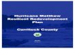 Hurricane Matthew Resilient Redevelopment Plan Currituck County · 2018. 7. 20. · Currituck County Summary of Projects by Pillar Implementation of the proposed projects and actions