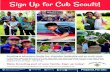 Sign Up for Cub Scouts! · Scouting is adventure, family, fun, character, leadership and so much more. In Scouting, boys and girls start with their best right now selves and grow