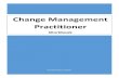 Change Management Practitioner · 3. Enterprise Change Management Capability Enterprise change management is a key organisational skill which presents competitive differentiation