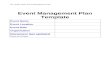 Web view Event Management Plan Template . Event Name Event Location Event Date Organisation Document