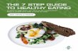 THE 7 STEP GUIDE TO HEALTHY EATING · 2019. 2. 5. · Healthy eating is not only what you eat but also how you eat it. Here are some tips: Whenever possible eat at the table, avoid