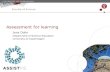 Assessment for learning - Sciencesconf.org€¦ · Assessment of learning. Formative assessment: Assessment to assist learning (trough providing teachers and students with feedback