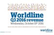 worldline q3 2016 presentation...Q3 2015 statutory Exchange rates effect Q3 2015* Q3 2016 actuals Merchant Services & Terminals 98.6 -1.9 96.7 101.6 Financial Processing & Software