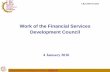 Work of the Financial Services Development Council€¦ · Policy Research (Convenor : Mr Laurence Li) ... seminar “Development and Opportunities in Internet Finance” (15 November