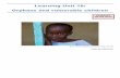 Learning Unit 18: Orphans and vulnerable children · ACTIVITY 18.3 - VOLUNTARY PROJECTS TO SUPPORT VULNERABLE CHILDREN Get involved in a voluntary project to help Aids orphans and