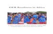 OER readiness in Africa JAD Final - OER Knowledge Cloud · 1 Open Educational Resources . OER Readiness in Africa 2 Methodology ... supporting the development of a collaborative educational