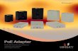 PoE Adapters Datasheet · The PoE Adapters are compatible with most Ubiquiti PoE devices*, including: • airFiber® • airMAX® • EdgeMAX® • ESD damage using a grounded Ubiquiti