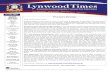 T2 W10 Principal’s Message · 2020. 8. 20. · 2 Lynwood Park Public School Lynwood Times - a newsletter for the community of Lynwood Park Public School operate on Monday afternoons