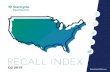 RECALL INDEX - Stericycle Expert Solutions€¦ · For additional insight into food recall trends involving meat, poultry, and egg products, the Stericycle Recall Index collects and